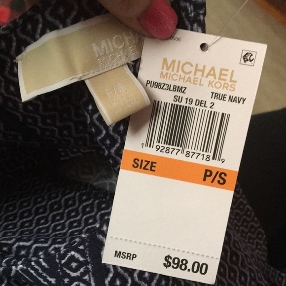 Michael by Michael Kors True Navy petite Dress NWT - Picture 4 of 4